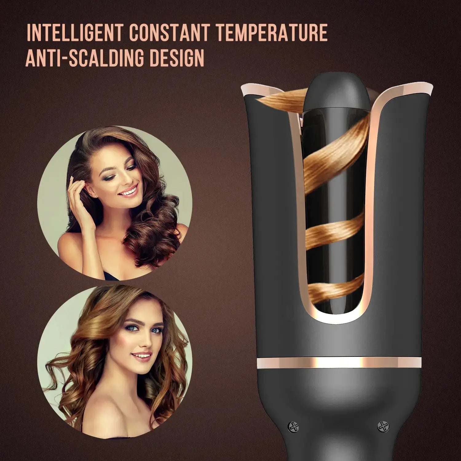 Automatic Negative Ion Curling Iron (Plug-In) Frezze_Luxe