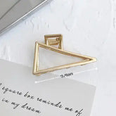 Matte Metal Ponytail Clip with Bun Holder (Large) Frezze_Luxe