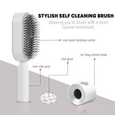 Self-Cleaning 3D  Hair Brush Frezze_Luxe