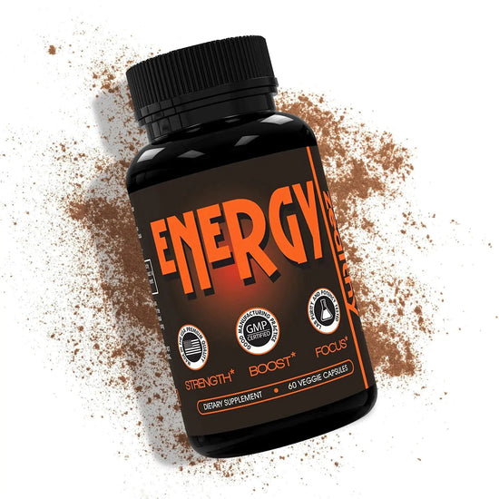Caffeine Pills Alternative to an Energy Drink Energy Gel Energy Gummies 60 Pills Frezze_Luxe