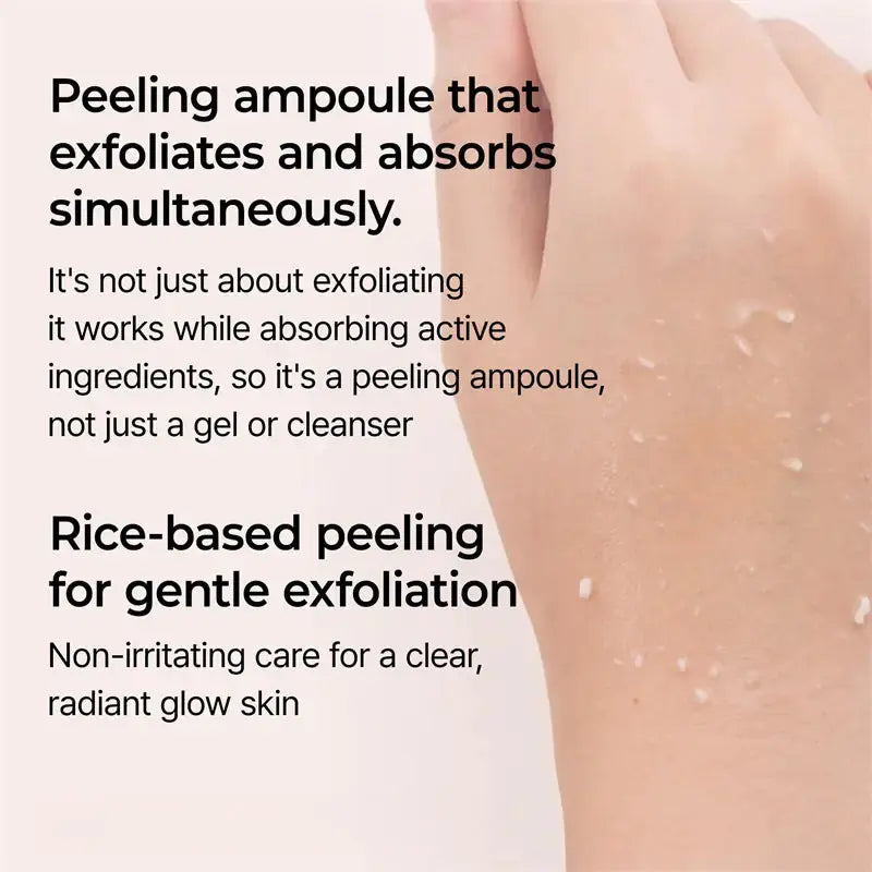 Rice Peeling Ampoule Exfoliator Frezze_Luxe