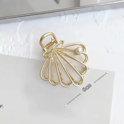 Matte Metal Ponytail Clip with Bun Holder (Large) Frezze_Luxe