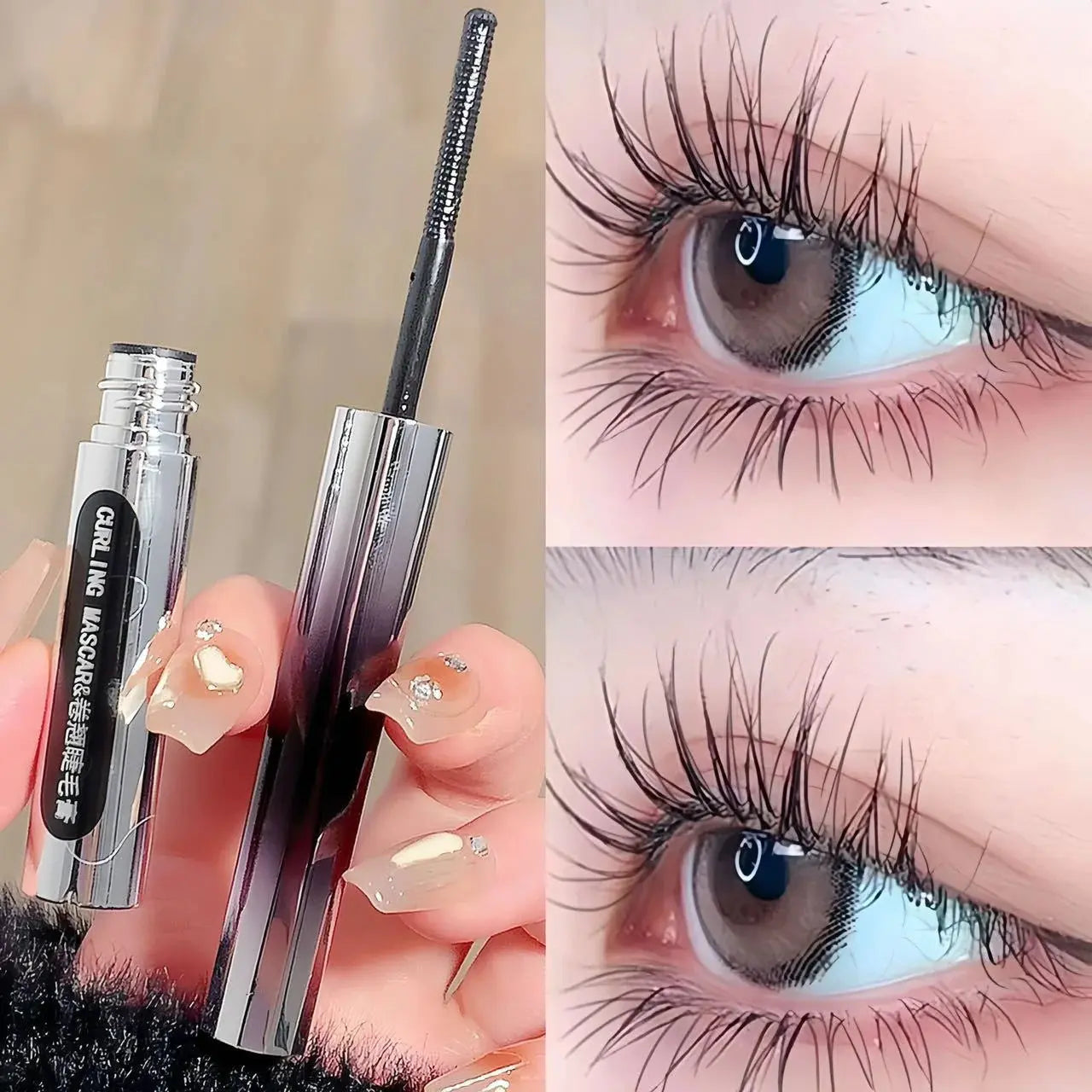 Long-Lasting Curling Waterproof Mascara – Smudge-Proof Eye Makeup Frezze_Luxe