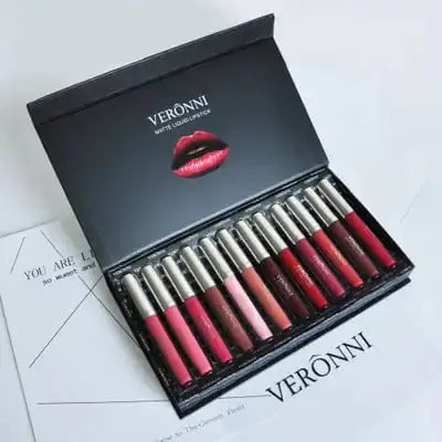 12-Piece Lipstick Gift Box Set Frezze_Luxe