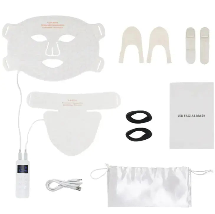 Skin Rejuvenation Silicone Facial Neck  Mask Frezze_Luxe