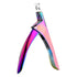 Professional Acrylic False Nail Clippers for Acrylic Nails Nail Tip Cutter Nail Manicure Tool (Rainbow) Frezze_Luxe