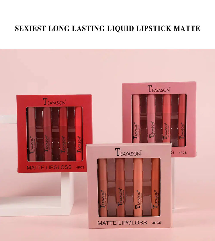 Velvet Matte Lipstick and Gloss Set Frezze_Luxe