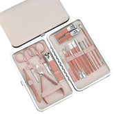 Rose Gold Stainless Steel Nail Clipper Tool Set (18 Pcs) Frezze_Luxe