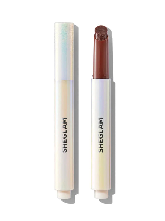 SHEGLAM Pout-Perfect Moisturizing Solid Lip Gloss Shimmer Lip Plumper - Sepia Kiss Frezze_Luxe