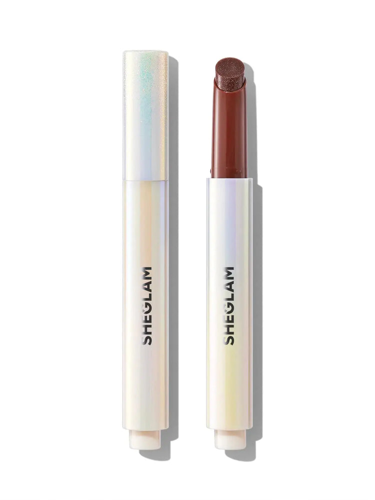 SHEGLAM Pout-Perfect Moisturizing Solid Lip Gloss Shimmer Lip Plumper - Sepia Kiss Frezze_Luxe
