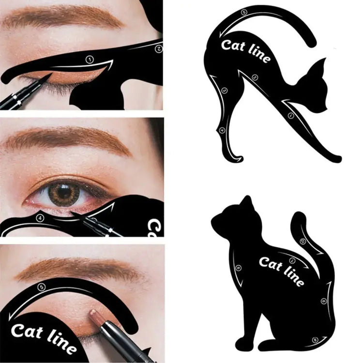 Cat Eye Makeup Tool - Eyeliner and Eyeshadow Stencil Frezze_Luxe