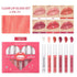 Transparent Lip Gloss Set with Liquid Lipstick Frezze_Luxe
