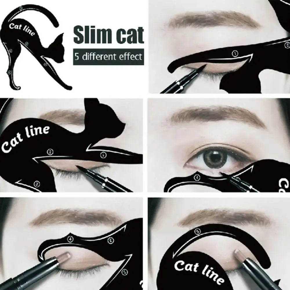 Cat Eye Makeup Tool - Eyeliner and Eyeshadow Stencil Frezze_Luxe